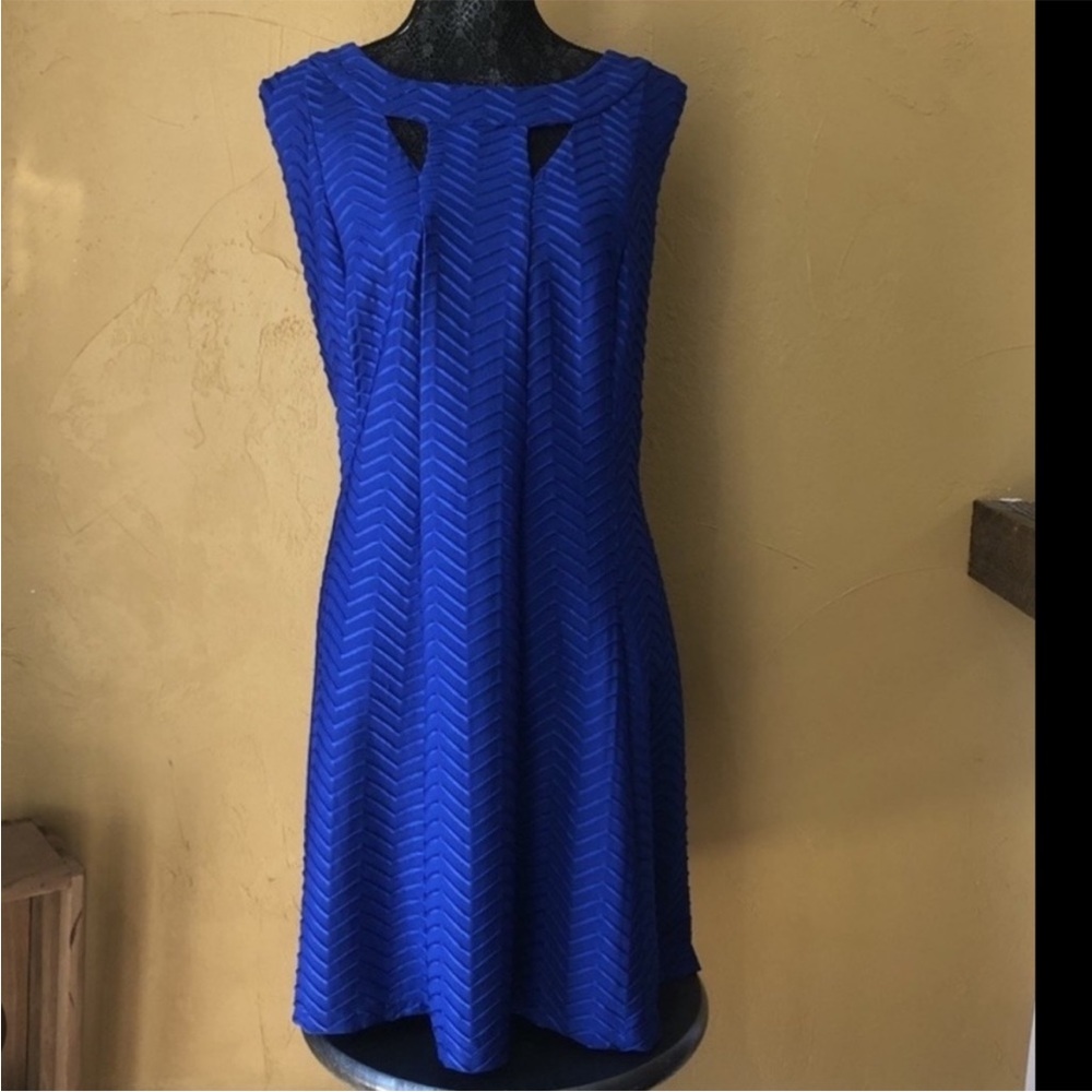Enfocus Studio Short Blue Dress Formal Workwear Office wear Business